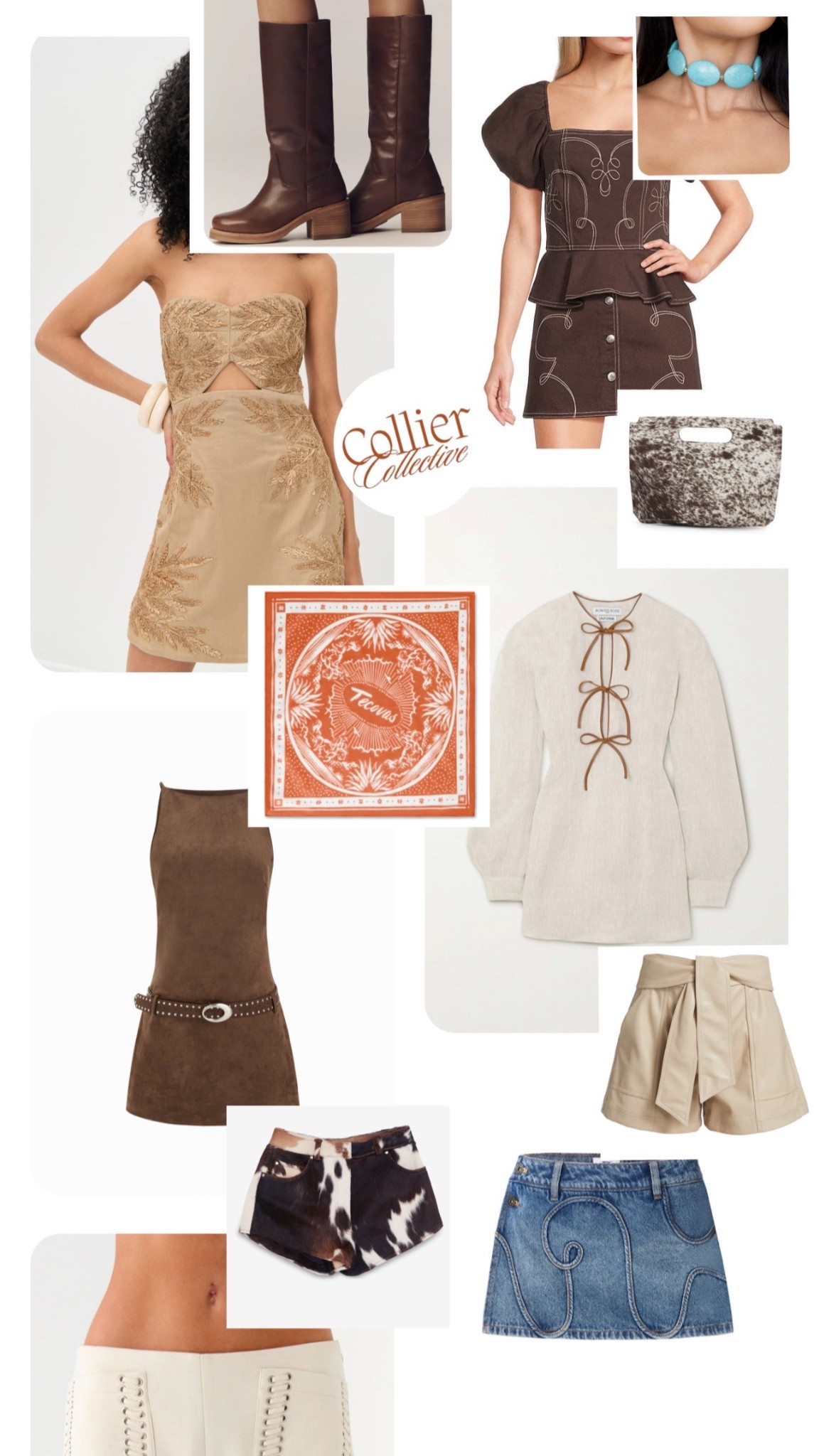 Texas game day🧡 Earthy tones, western textures, and statement silhouettes I’m loving right now. From embroidered minis to elevated boots and playful accessories — these are the pieces shaping my current rotation.
Curated favorites from Collier Collective, styled with intention and worn on repeat.
Shop the full edit with Collier Collective 🤎🩰

#CollierCollective #ltkstyle #ltkfashion #westerninspired #bohochic #statementpieces #trendedit #coolgirlstyle #fashioninspo #ltkunder100

#LTKgrwm #LTKFindsUnder50 #LTKootd