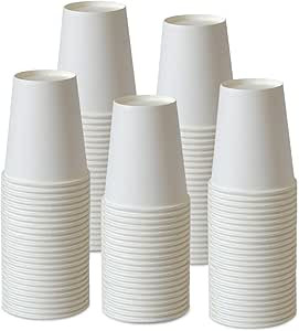 Paper Cups, 150 Pack 8 Oz Paper Cups, Paper Coffee Cups 8 Oz, Hot Cups Paper Coffee Cups Paper Cu... | Amazon (US)