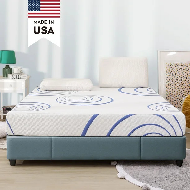 MLILY Ego Twin Size 8 inch Memory Foam Mattress, Medium Bed in a Box | Walmart (US)