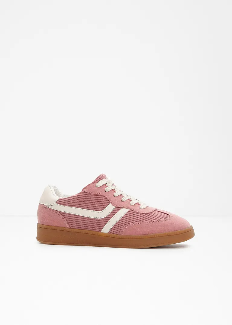 Sneaker mit Cord-Details | Bonprix DE