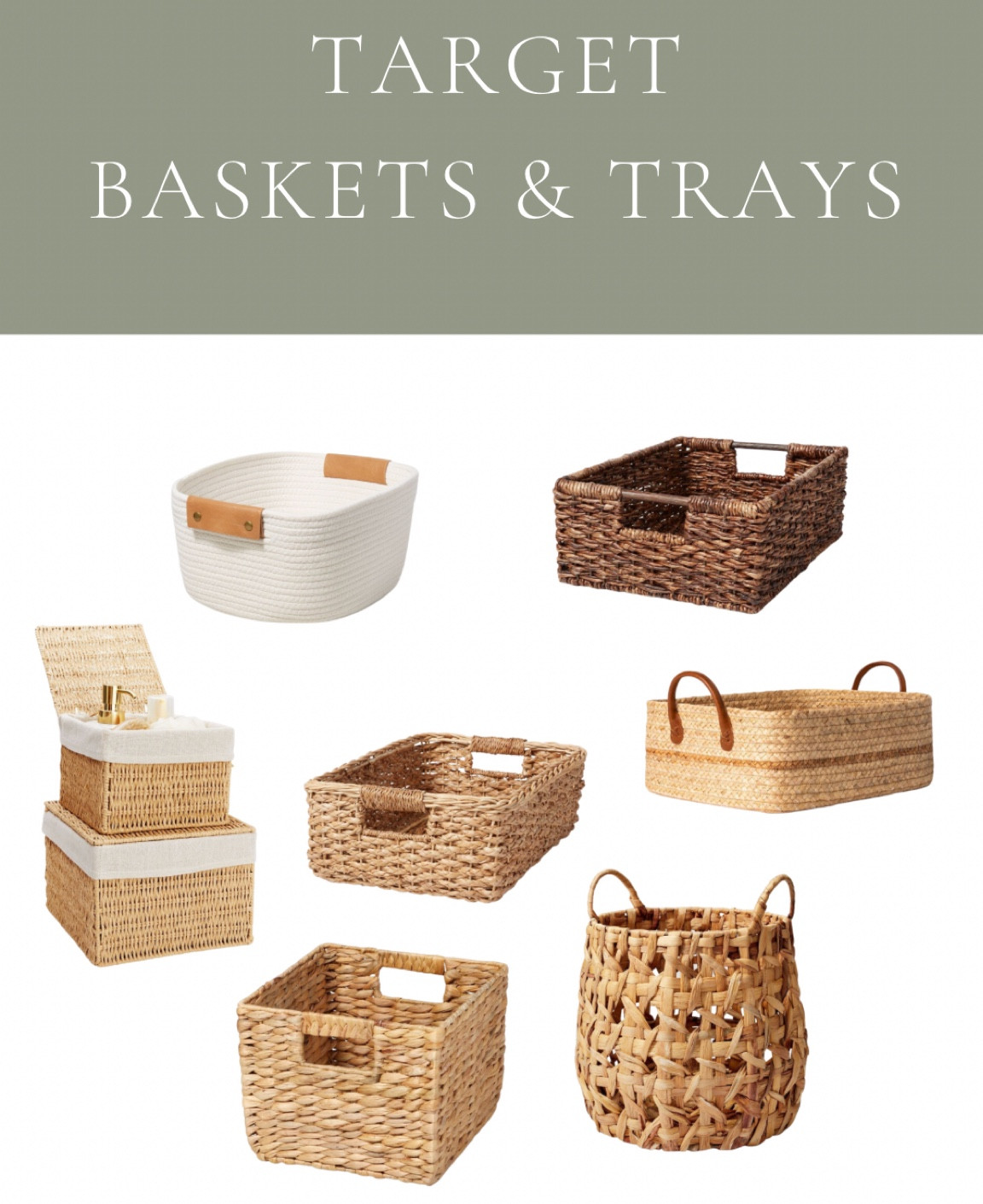 Favorite Target baskets!