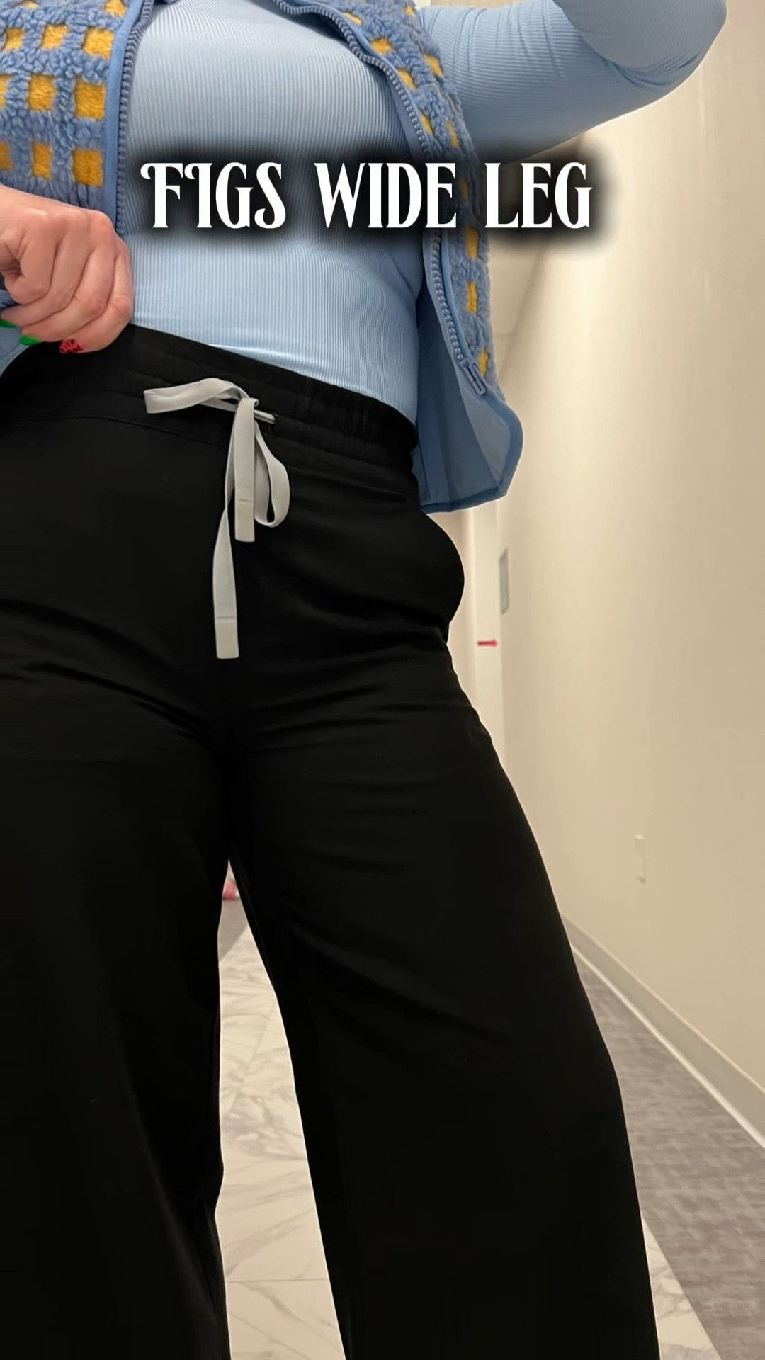 FIGS wide leg style
linked a similar pair here