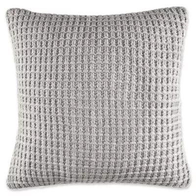 Nautica® Fairwater Knit Throw Pillow in Grey | Bed Bath & Beyond