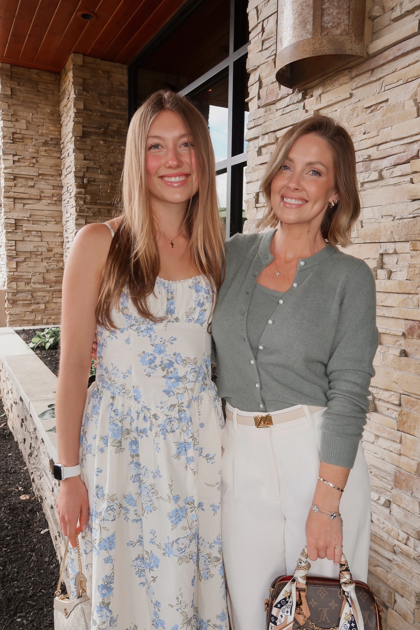 XS pearl button sweater & tank / Size 2 trousers ~ Sophie’s target dress and cardigan are both size XS 🐰💐

#LTKootd #LTKSaleAlert #LTKPetite