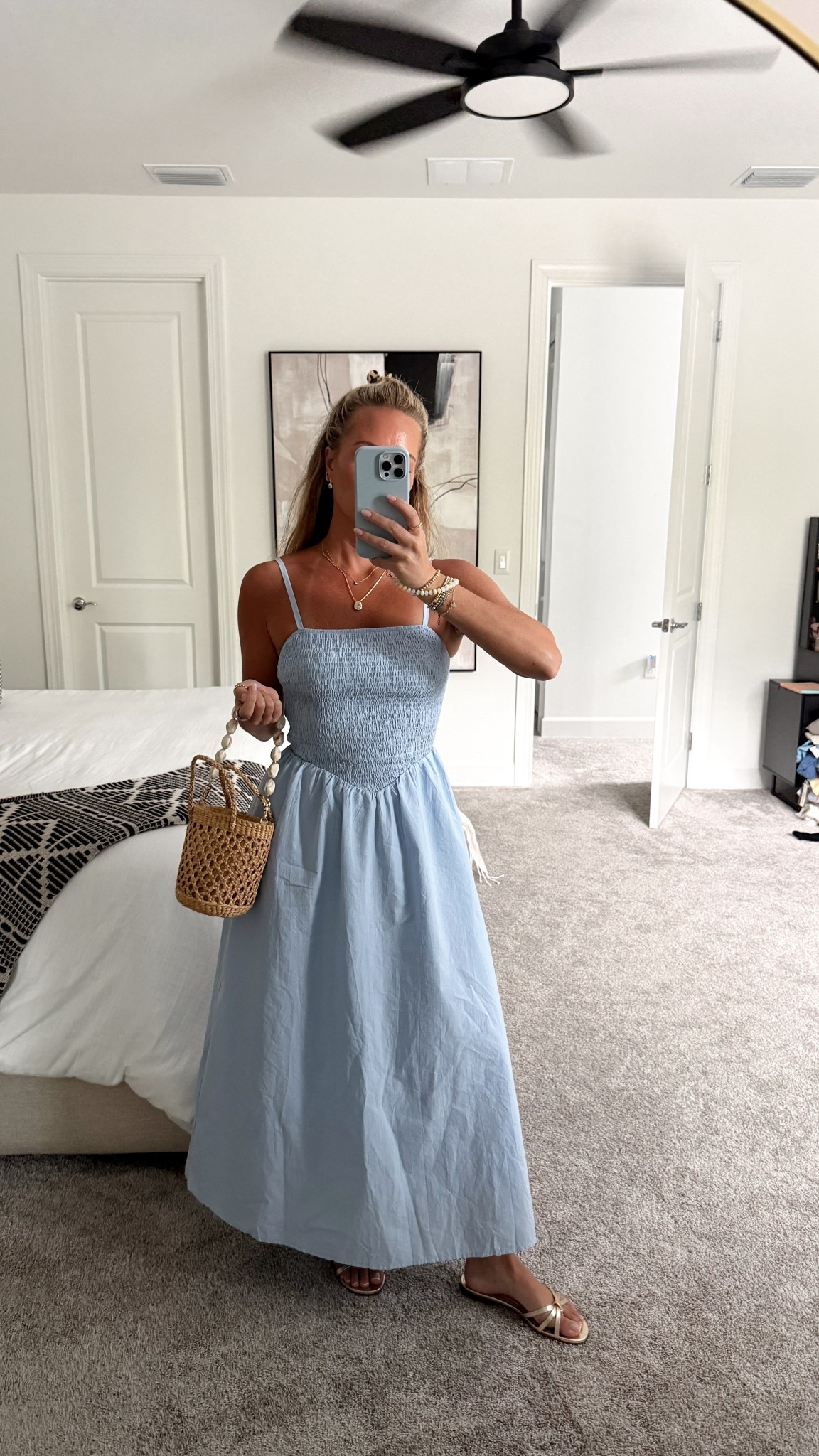 Easy Spring outfit! Powder blue Amazon dress paired with simple gold sandals. 

Spring outfits, powder blue dresses, baby blue dresses, Easter outfit, spring dresses 

#LTKSeasonal #LTKootd