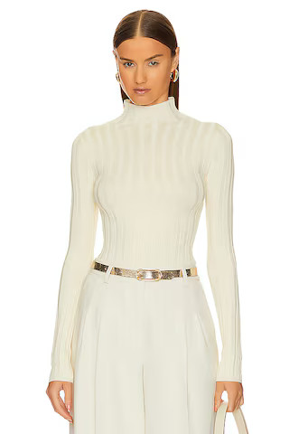 L'Academie Nida Rib Sweater in Ivory from Revolve.com | Revolve Clothing (Global)
