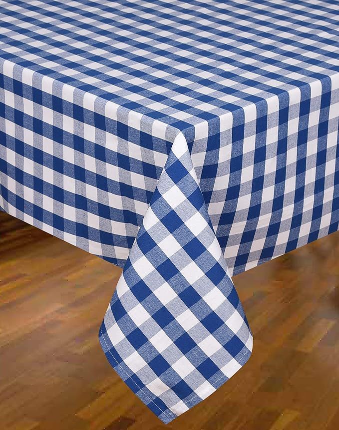 Urban Villa Tablecloth Buffalo Check Table Cloth Tabletop Cover Kitchen Dining Tablecloth 100% Co... | Amazon (US)