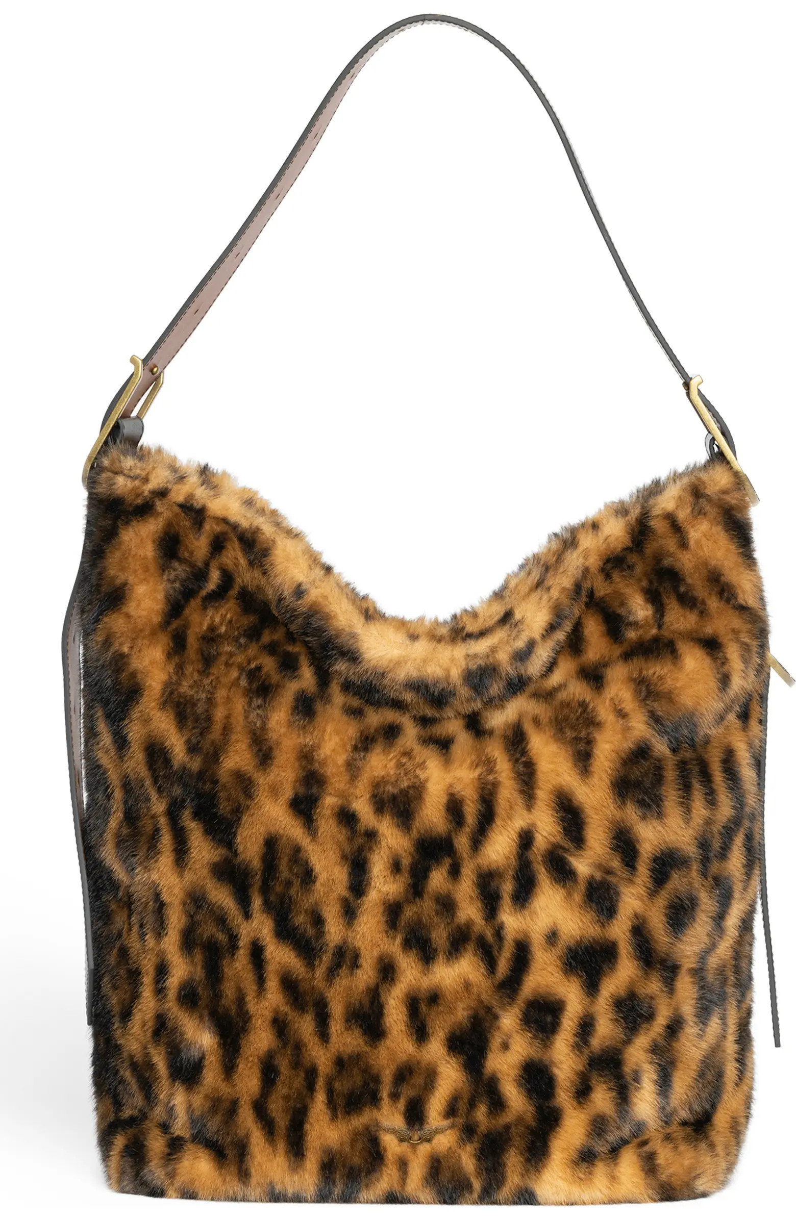 Jane X-Large Leo Faux Fur Hobo Bag | Nordstrom
