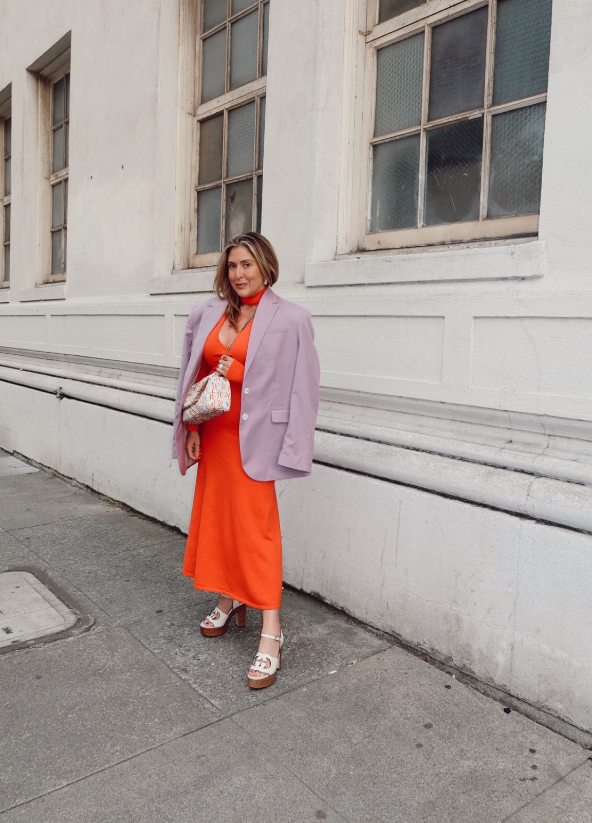 red revolve dress 
purple revolve blazer
ysl jamie bag
gucci heels 

#LTKstyletip #LTKshoecrush #LTKcurves