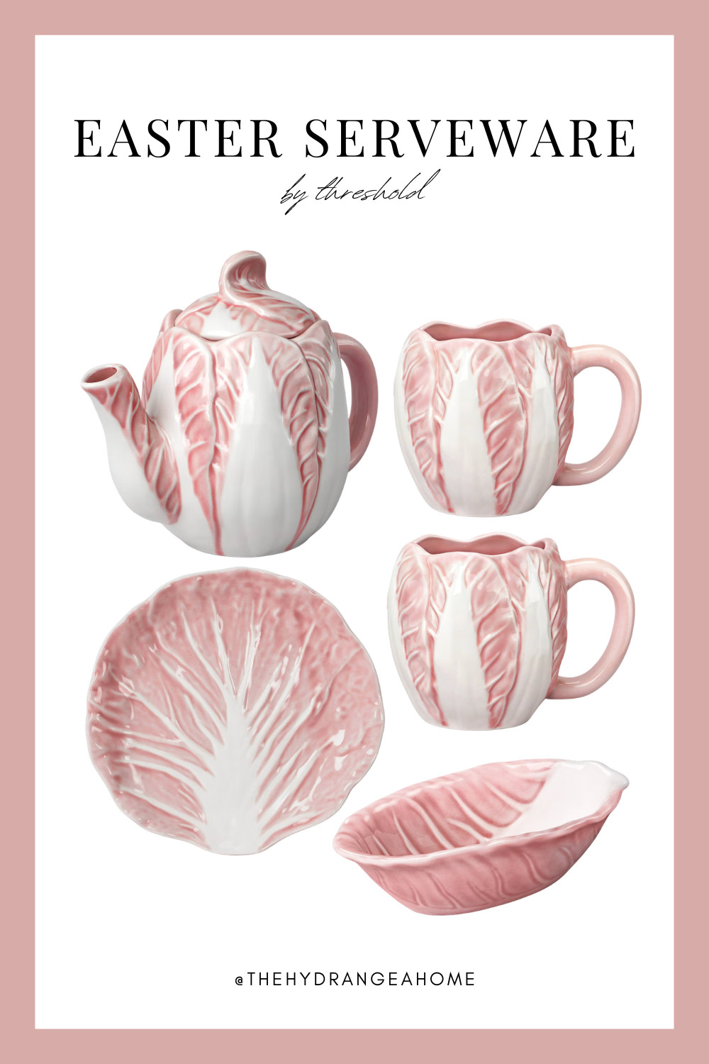 This pink radicchio serveware is so pretty! 
 

#LTKHome #LTKSeasonal #LTKSpringSale
