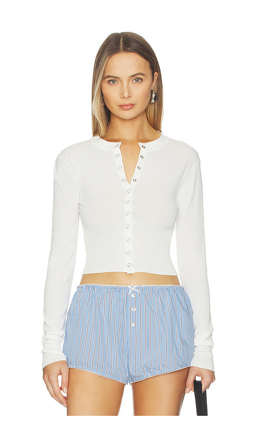 NIA Lucile Cardigan in Ivory. Size M. Also in L, S, XS. | Revolve Clothing (Global)