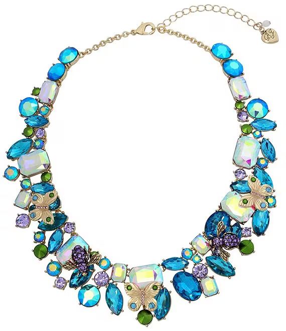 Butterfly Stone Collar Statement Necklace | Dillard's