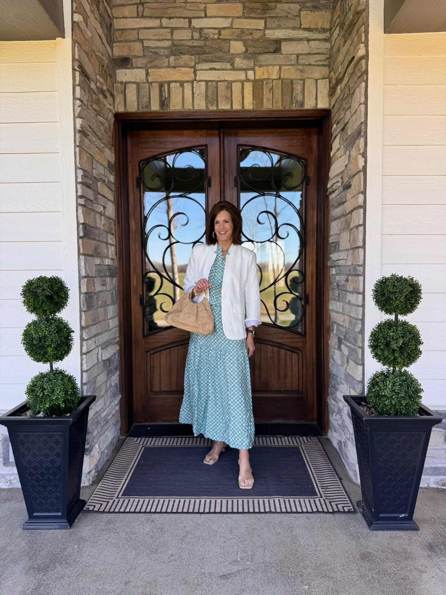 My favorite spring outfit inspo!
Code: ANNIE10
Teal top - medium, Teal skirt - medium 
-
-
-
Women’s fashion, outfit inspo, outfit ideas, what to wear for, fashion over 40, fashion over 50, spring outfits, winter to spring style, winter to spring transition outfits, spring outfits, spring fashion, spring style, women’s spring outfit, Vacation outfit, vacation style, Easter outfit, Easter outfit inspo 


#LTKOver40 #LTKSeasonal #LTKootd