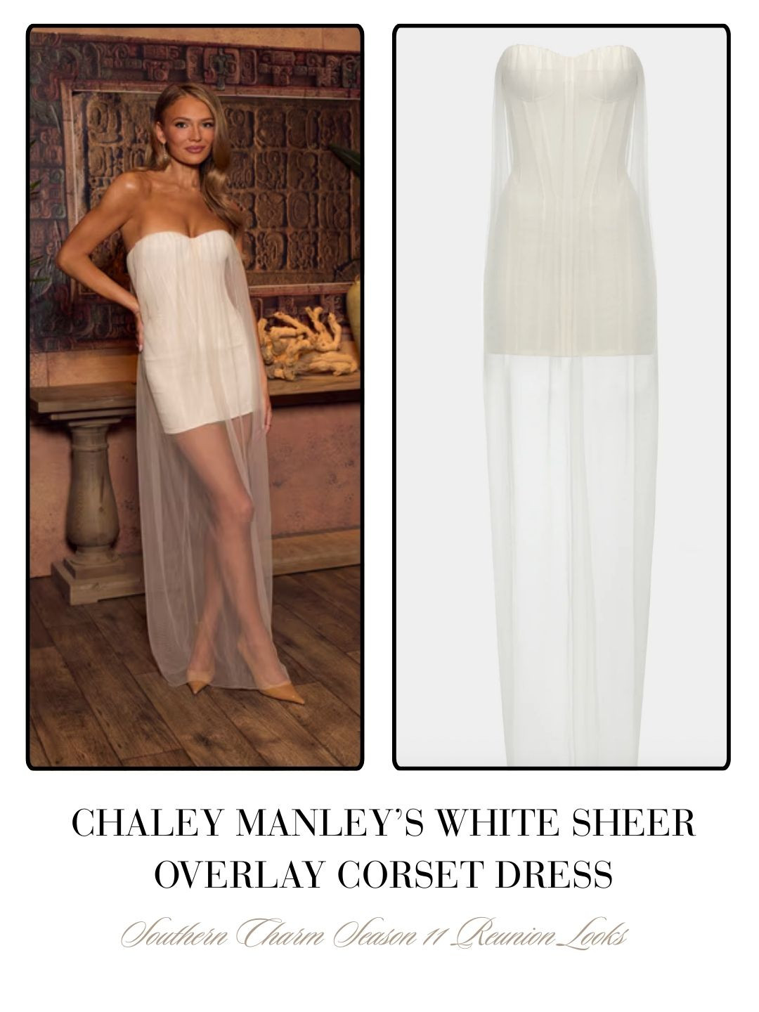 Charley Manley's Southern Charm Season 11 Reunion Look // Photo: @BravoTV // Styling: Scarlett Manley 

 