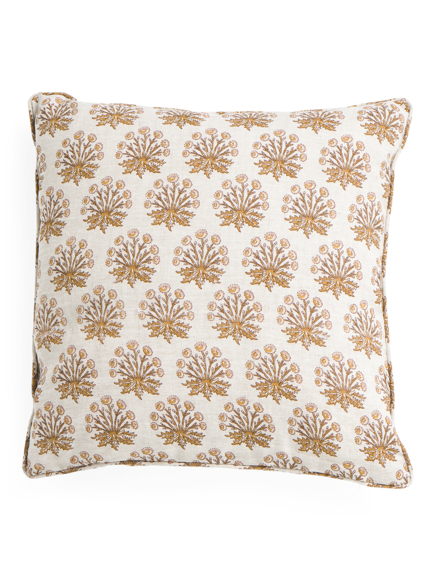 20x20 Linen Floral Print Pillow | The Global Decor Shop | Marshalls | Marshalls