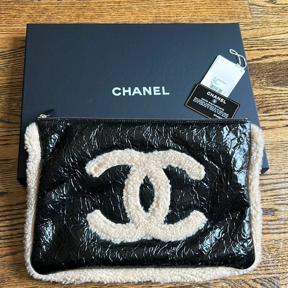 Chanel pouch oversized 8 x 10 | Poshmark