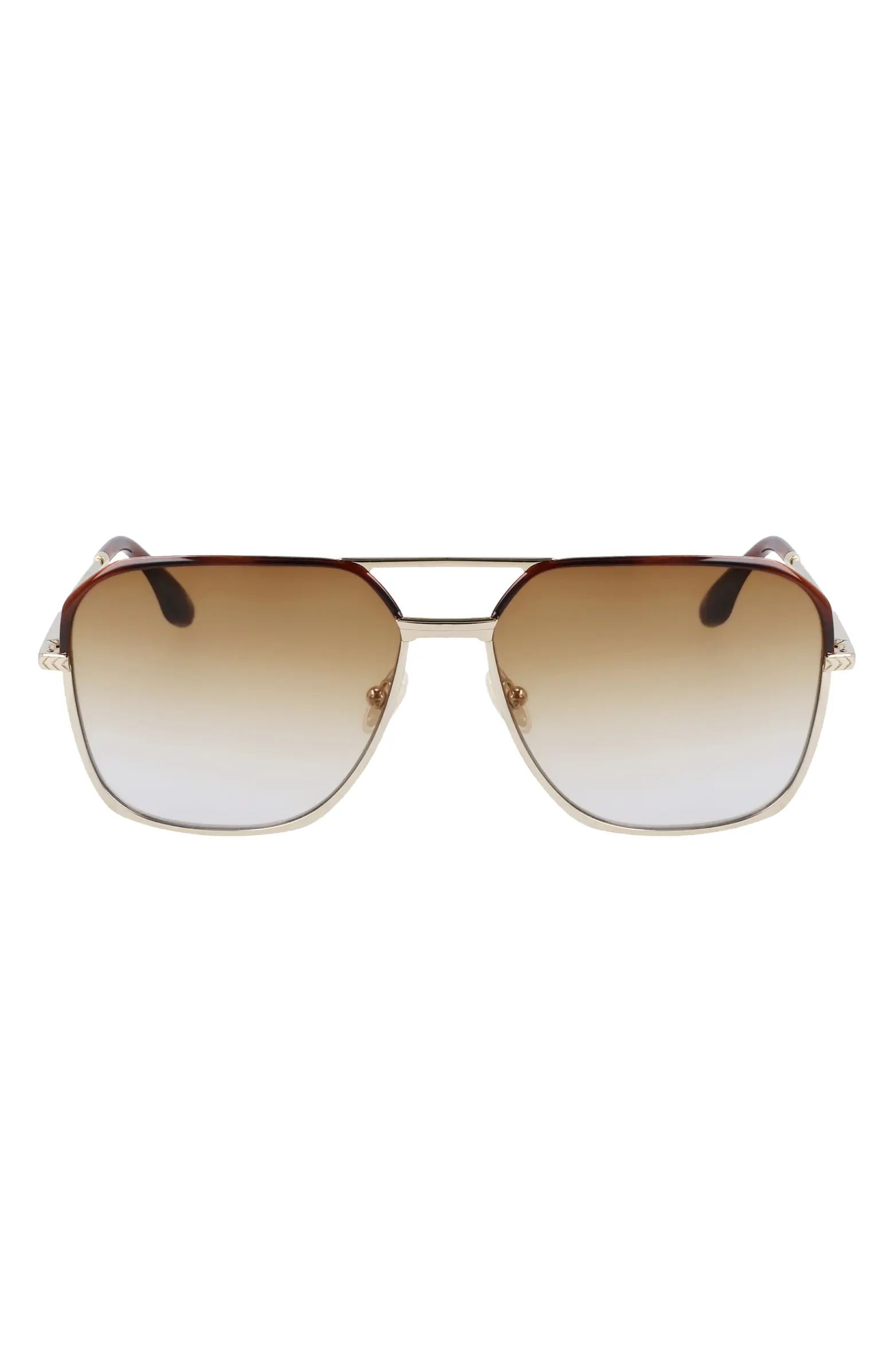 Victoria Beckham 59mm Gradient Aviator Sunglasses | Nordstrom | Nordstrom