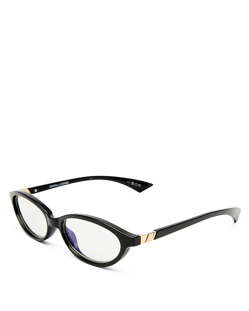 Le Specs Duskfall Oval Blue Light Glasses, 55mm | Bloomingdale's (US)