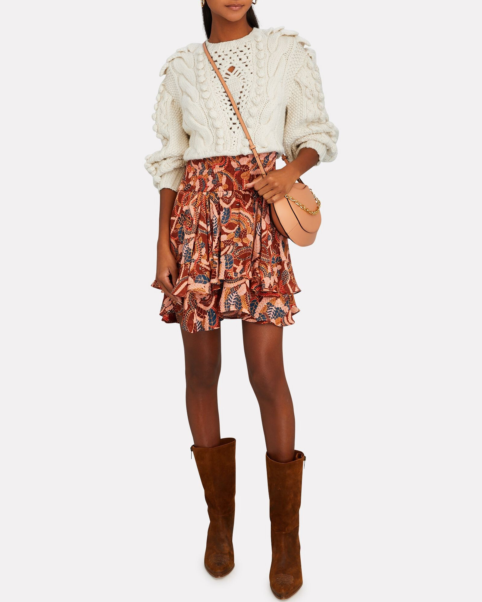 Verena Cable Knit Wool Sweater | INTERMIX