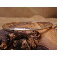 Vintage Sterling Silver Stamped Bangle Bracelet | Etsy (US)