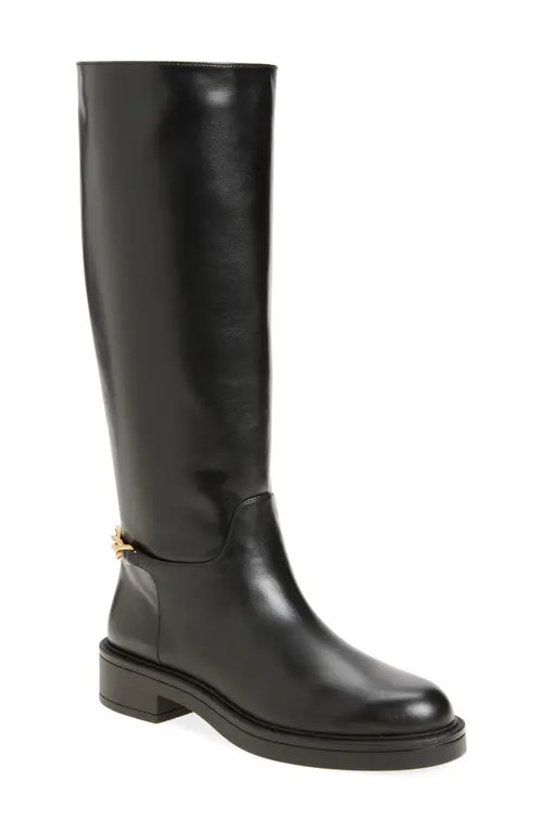 Stuart Weitzman Soluxe Celia Knee High Boot in Black at Nordstrom, Size 10.5 | Nordstrom
