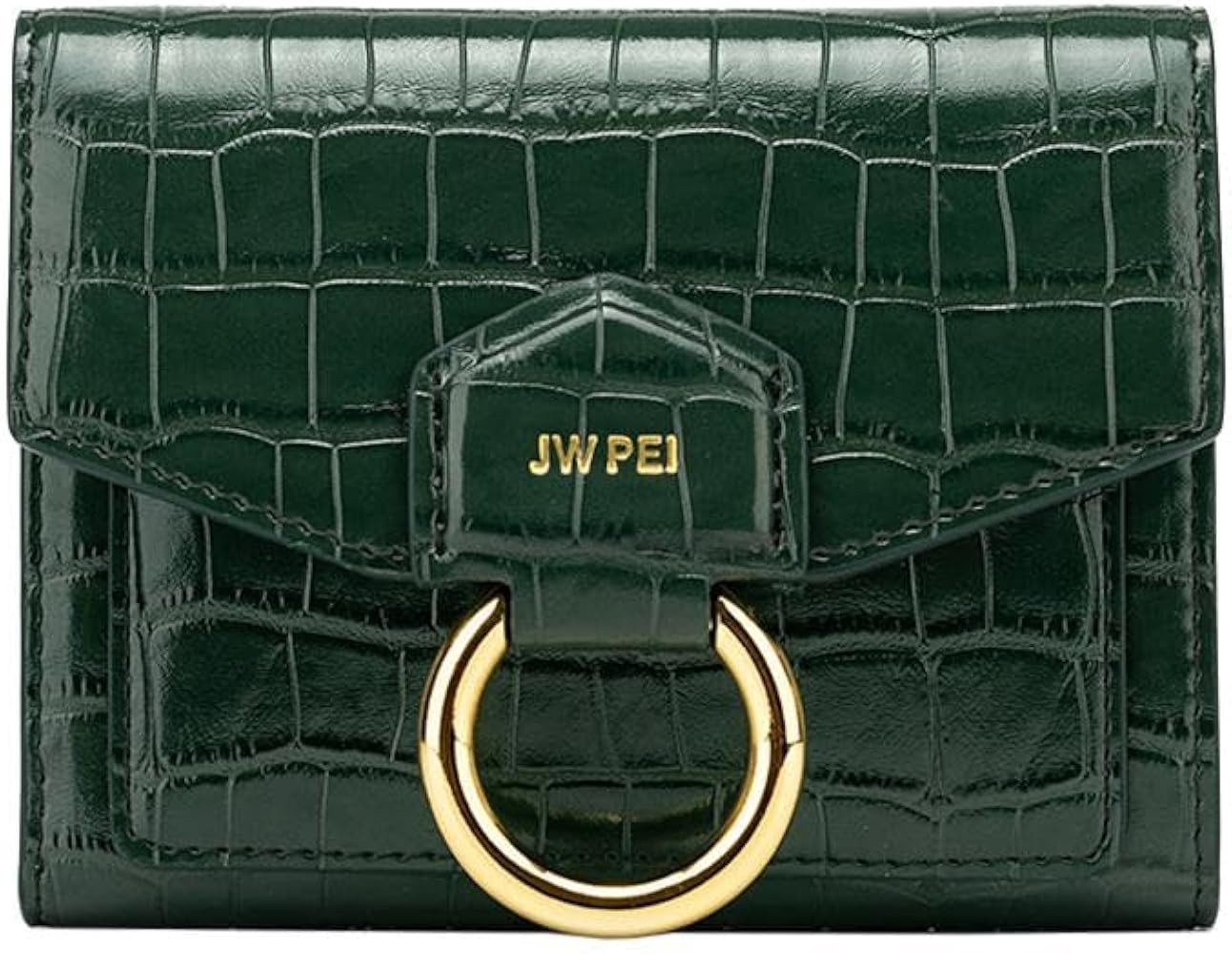 JW PEI Stella Wallet - Dark Green Croc | Amazon (US)