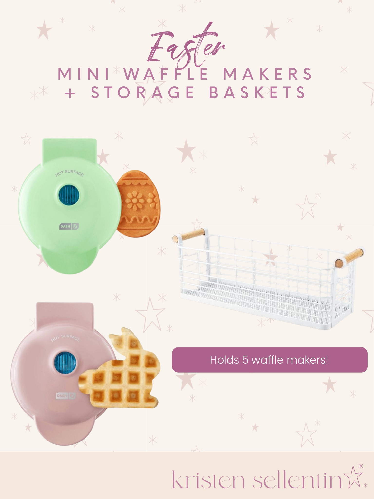 Easter Mini Waffle Makers 

#easter #easter2024 #ltkunder20 #family #breakfast #party #kitchen #wafflemaker 

#LTKfindsunder50 #LTKfamily #LTKhome