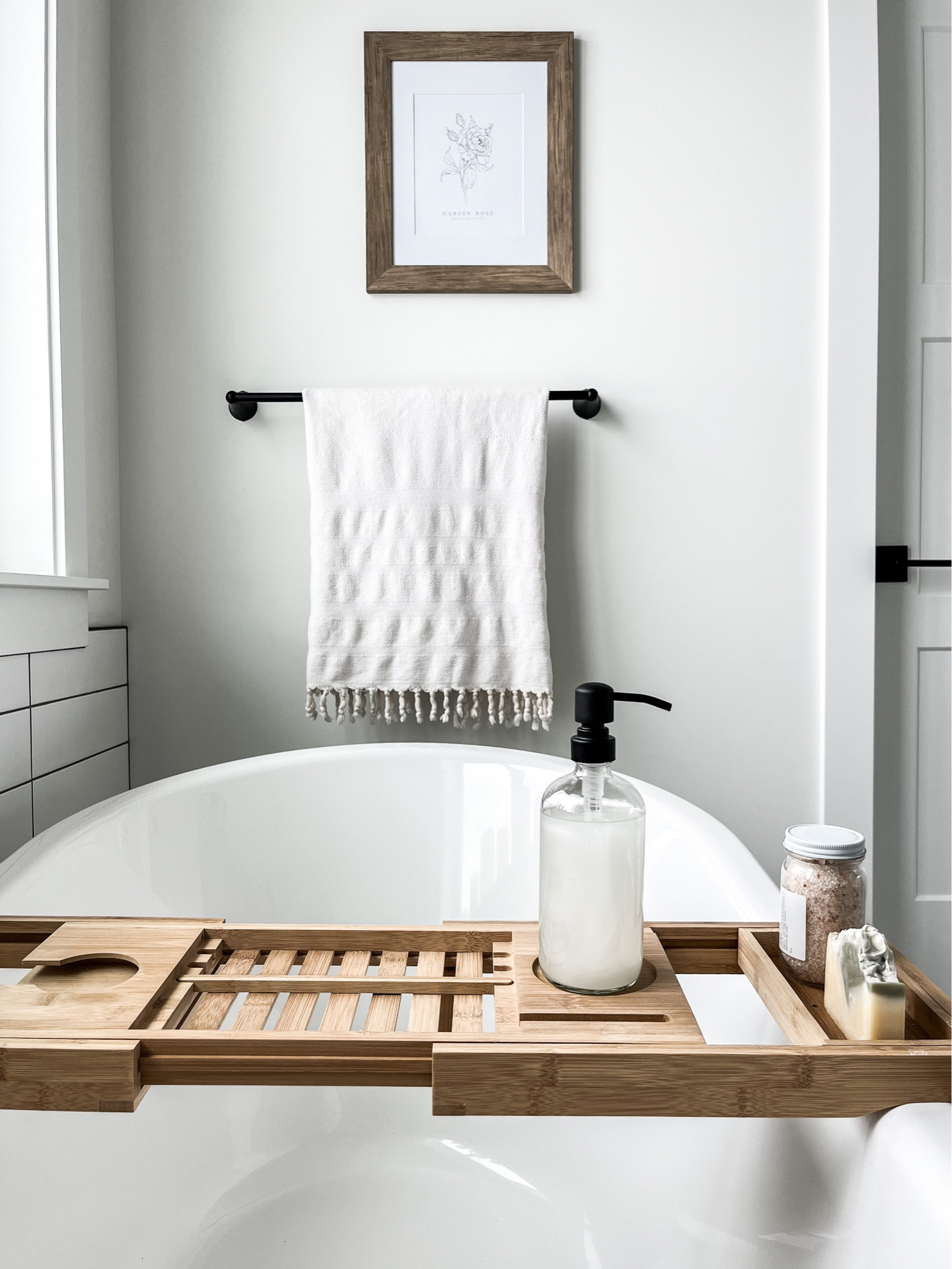 Amazon Canada Bathroom Decor

+ Turkish towel
+ glass dispenser bottles with black stainless steel pumps
+ bamboo bath tray

#LTKhome #LTKunder50 #LTKstyletip