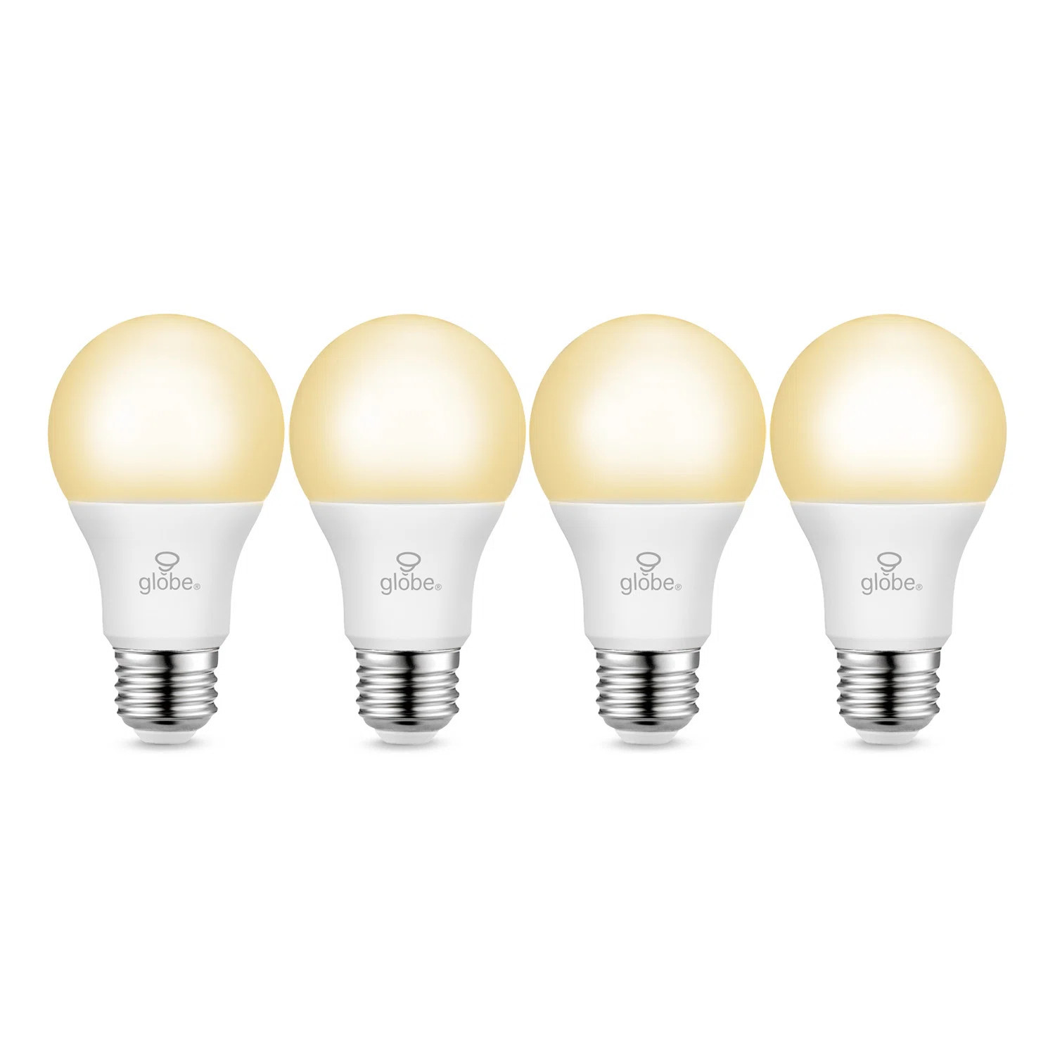 40W Equivalent 450 Lumens 2700K Soft White A19 E26 Base Dimmable LED Light Bulb (4-Pack) | Wayfair North America