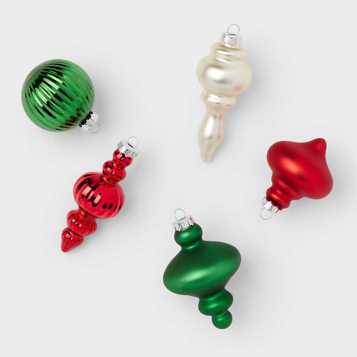 14pc Glass Differentiated Christmas Tree Ornament Set - Wondershop™ | Target