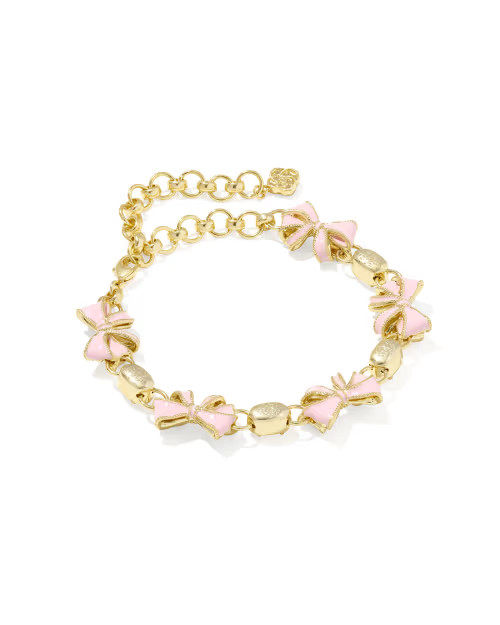 Kendra Scott x LoveShackFancy Bow Gold Delicate Chain Bracelet | Kendra Scott