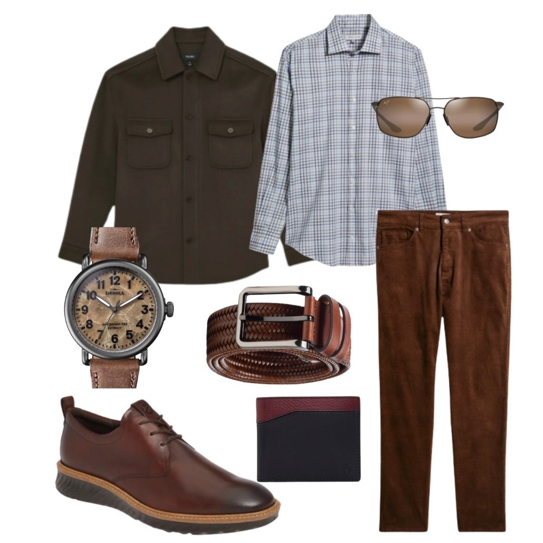Looking for outfit ideas for the men in your life?  This one is what Bev bought her husband- he already had the unique watch and comfortable shoes!
#LTKmenswear
#LTKOOTDforyourguy
#LTKgiftideas
