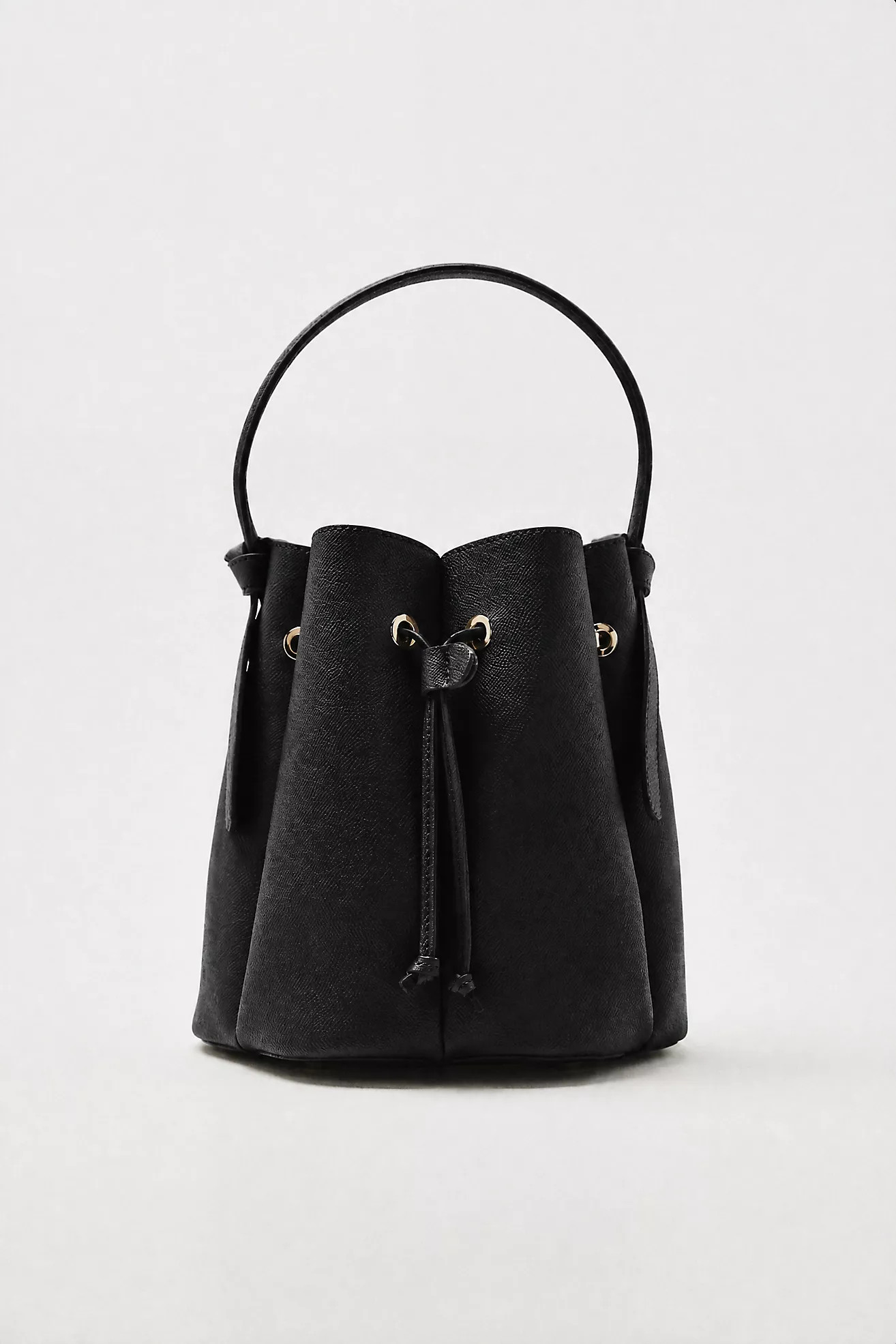 Laguna Cinched Vegan Leather Bucket Bag | Anthropologie (US)