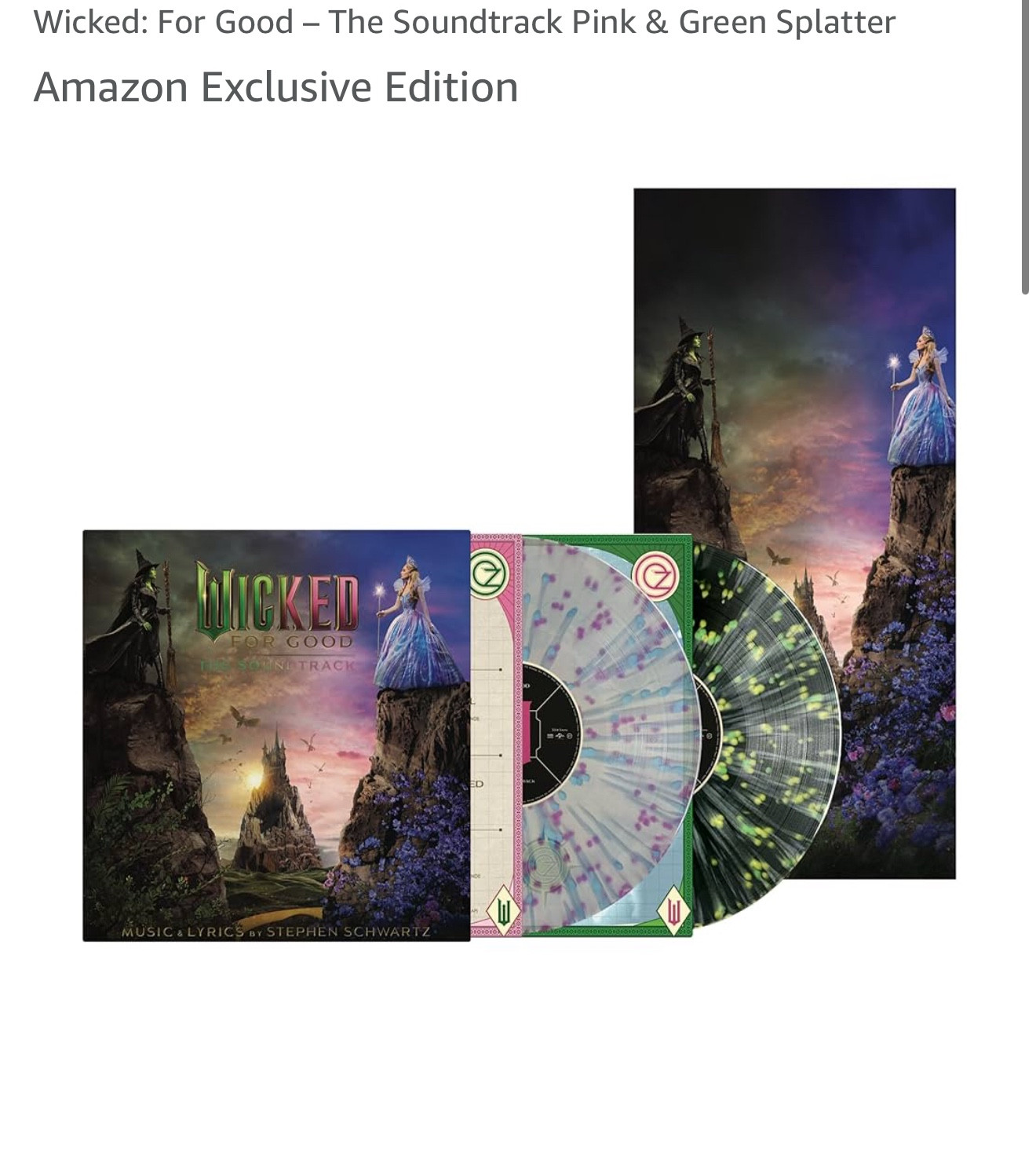 Wicked for Good preorders! 