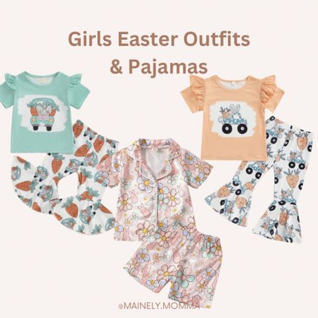 Girls Easter outfit sets and pajama set

#easter #eastergifts #easteroutfit #easterpajamas #easterpants #easterdress #dress #girls #baby #toddler #kids #fashion #style #amazon #amazonfinds #bestsellers #favorites #trending #flare #bellbottoms 

#LTKbaby #LTKkids #LTKSeasonal