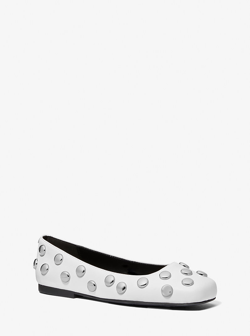Matilda Studded Leather Ballet Flat | Michael Kors US