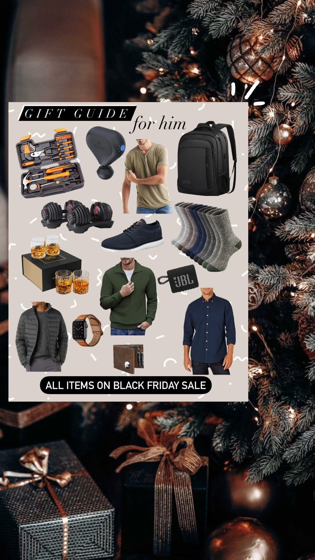 GIFT GUIDE FOR HIM - all gifts for him on AMAZON’S BLACK FRIDAY SALE ✨ These Amazon Cyber Week sales make great holiday gift ideas for your husband, boyfriend, father, father-in-law, brother...

#LTKGiftGuide #LTKCyberWeek #LTKHoliday