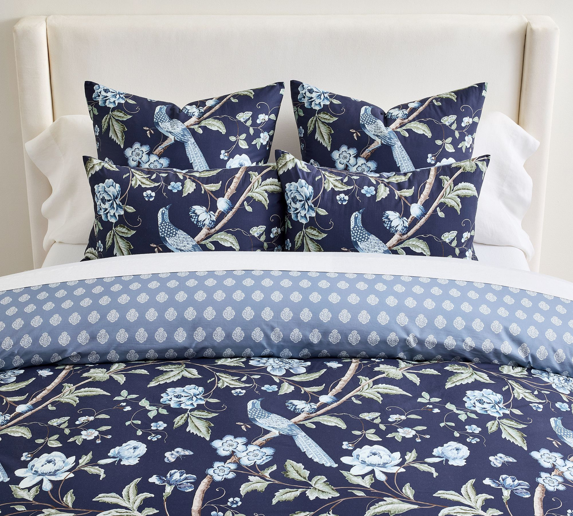 Kravet Meadowlark Reversible Duvet Cover | Pottery Barn (US)