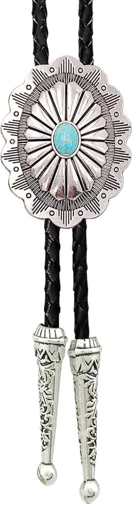 SELOVO Celtic Genunie Leather Bolo Tie Native Western Bola Tie Stone | Amazon (US)