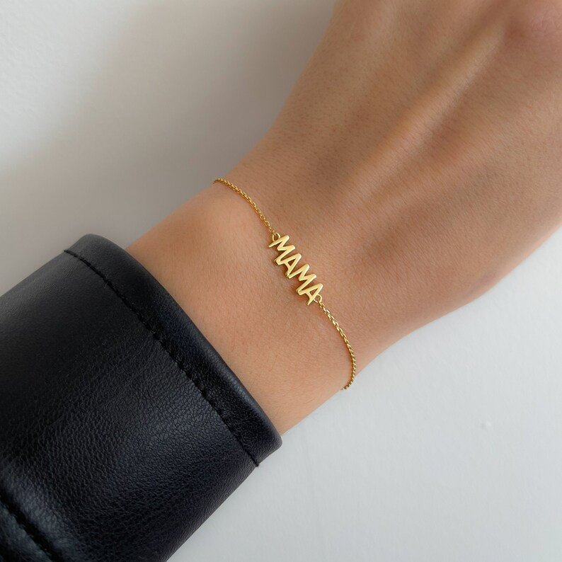 Mama Bracelet, Mom Bracelet, Gift for Mom, New Mom Gift, Mothers Day Gift, Mother Bracelet, Mom G... | Etsy (US)