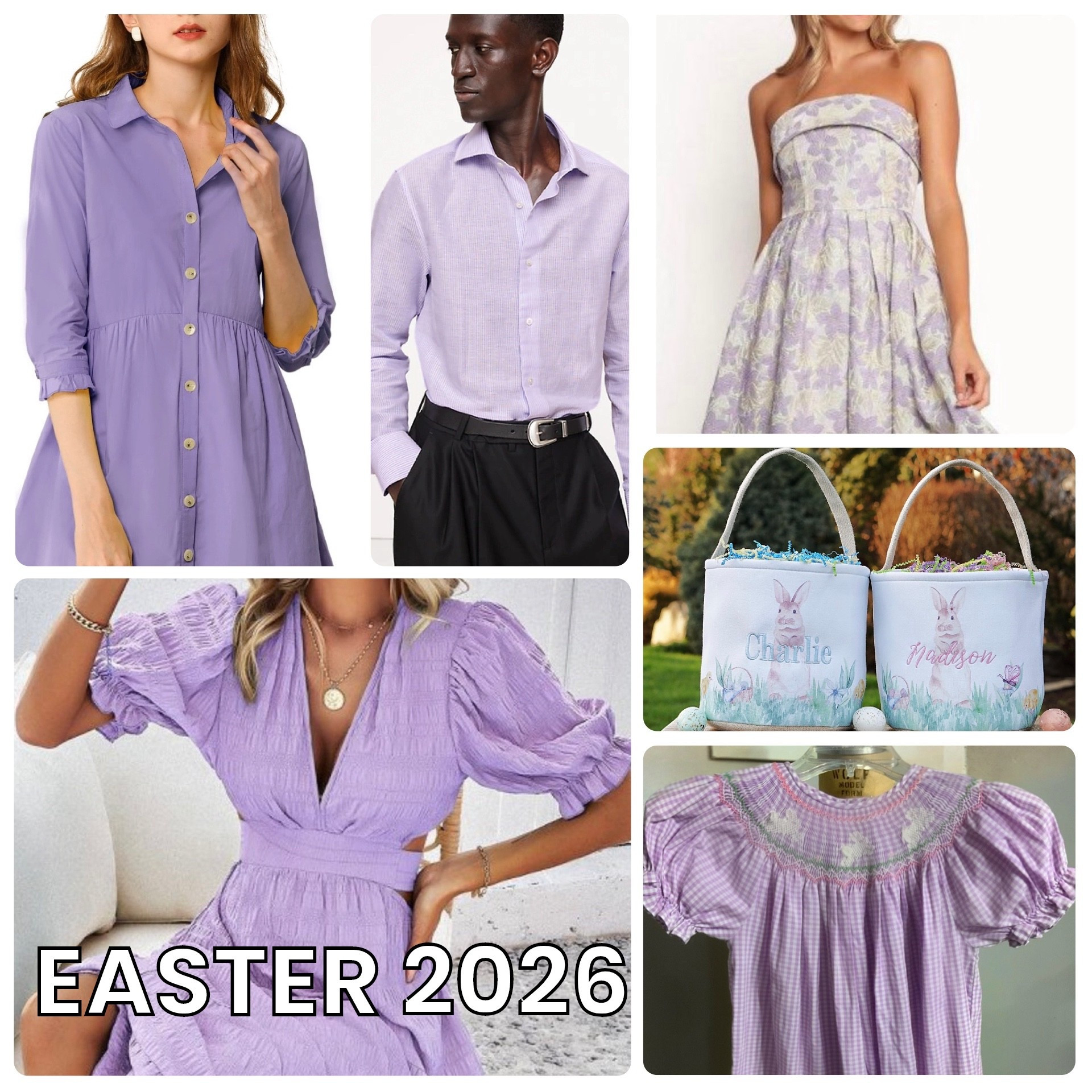 It’s officially looking like a lavender Easter 💜
Isla and Patrick are all set with their outfits… but me? I cannot decide 😅 Every option is so different, and so pretty — I feel like I can’t go wrong!
Isla’s exact dress is sold out, but I linked a few super cute alternatives 🤍
If you’re feeling a lavender Easter too, everything ships super fast !!

#LTKKids #LTKMens #LTKOver40
