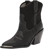 Dolce Vita Women's NASHE Ankle Boot, Black Leather, 8 | Amazon (US)