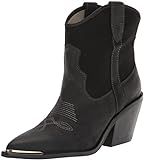 Dolce Vita Women's NASHE Ankle Boot, Black Leather, 8 | Amazon (US)