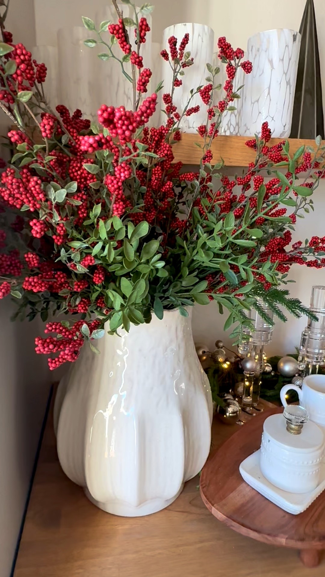 Getting ready for all of the holiday entertaining!  A fun mix of decor and seasonal drink ware. 

#LTKHoliday #LTKHome