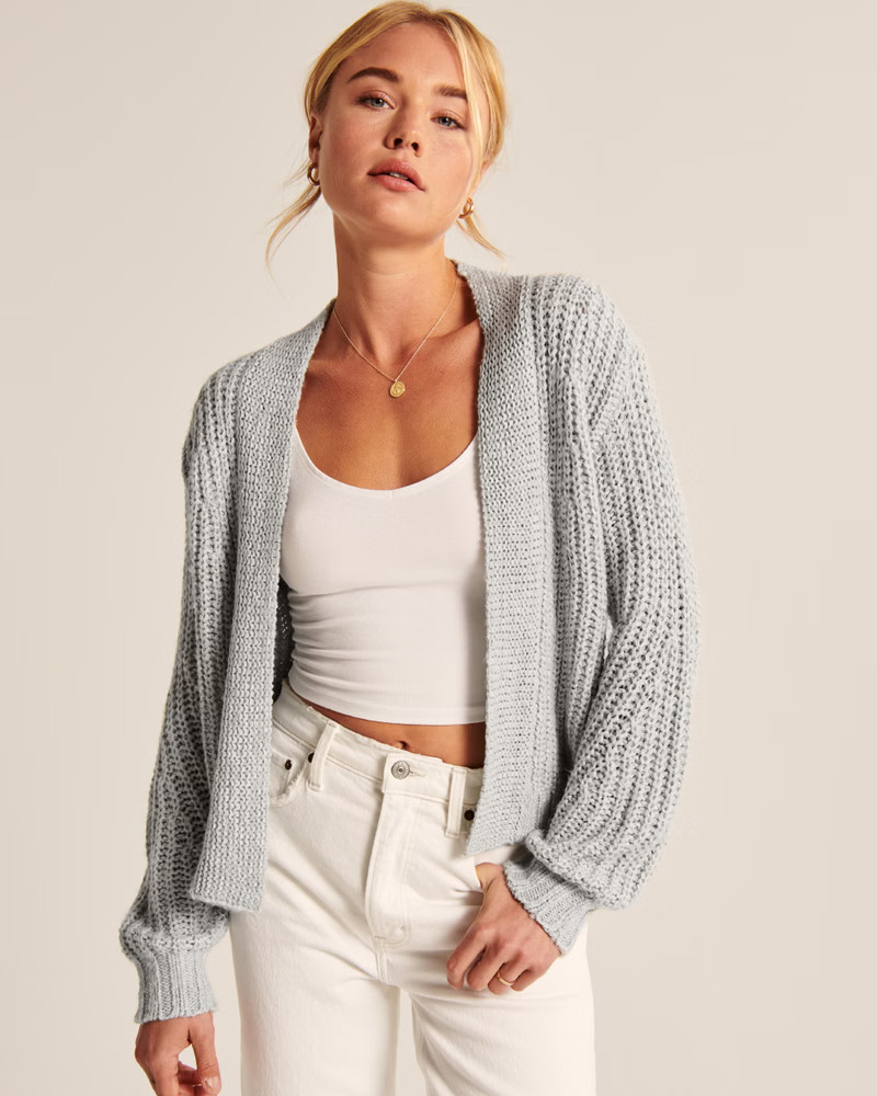 Cotton Cardigan | Abercrombie & Fitch (US)