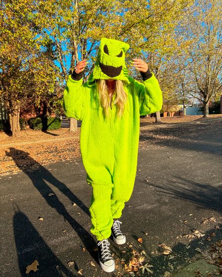 Oogie boogie Halloween costume 

Wearing a men’s medium in the onesie 

#LTKHalloween #LTKSeasonal #LTKHoliday