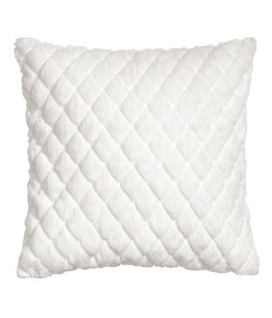 Quilted Faux Fur Cushion Cover | H&M (US)