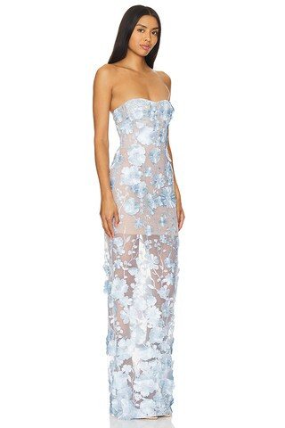 x REVOLVE Jasmine Maxi Dress in Baby Blue | Revolve Clothing (Global)