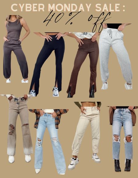Cyber Monday sales
Womens pants
Joggers
Casual
Jeans
Midsize / tall 
Lane201 

#LTKCyberweek #LTKsalealert #LTKstyletip