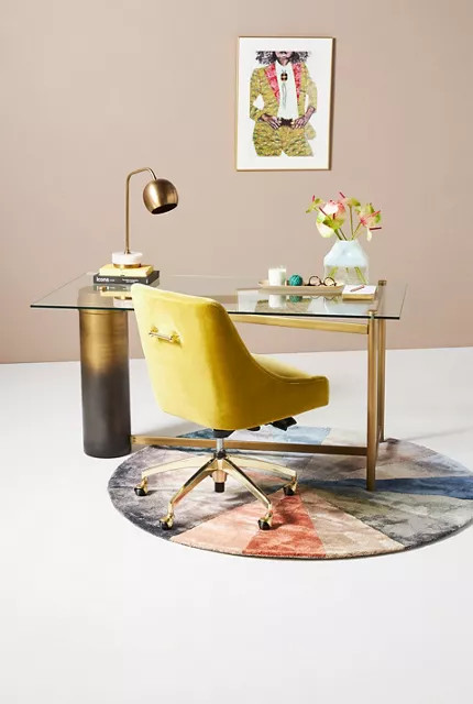 Elowen Swivel Desk Chair | Anthropologie (US)